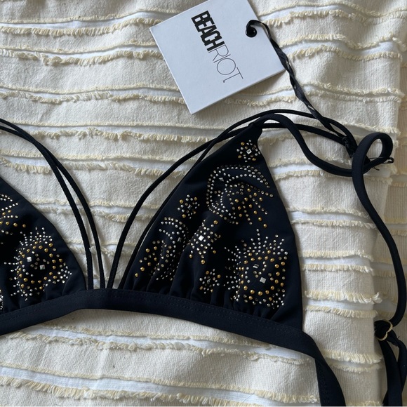✨NWT✨ Beach Riot Cosmic Bikini Top Zodiac Moon size XS - Picture 6 of 7